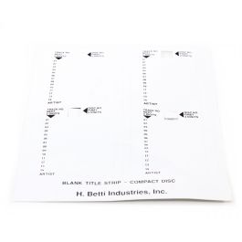 Rowe AMI CD-100 jukebox blank title strip cards qty of 50 for 1 price 