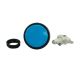Raw Thrills 2-in. Round Blue Push Button With 6v Led And Switch