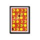 PAC-MAN OVER PRINT PATTERN POSTER