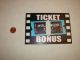 Hollywood Reels Ticket Bonus Film Frame
