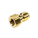 John Guest Brass Flare Female Connector,  1/4