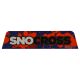 Raw Thrills Snocross Lower Side Seat Decal, CEC version