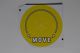 Raw Thrills Slither Player 1 Yellow Spinner Plate Decal