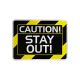 Raw Thrills Kong Danger Stay Out Compressor Door Decal