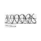 Raw Thrills TWD Rear Right Barbed Wire Decal