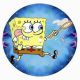 Spinning Sponge Bob Lexan Disc