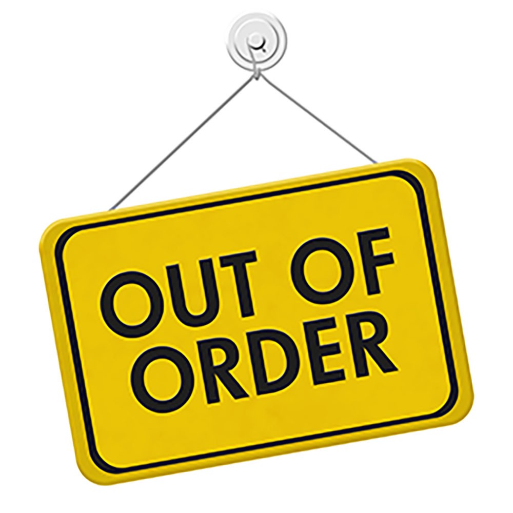 Arcade Out of Order Sign